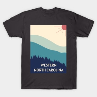 Western North Carolina Blue Ridge Mountains T-Shirt